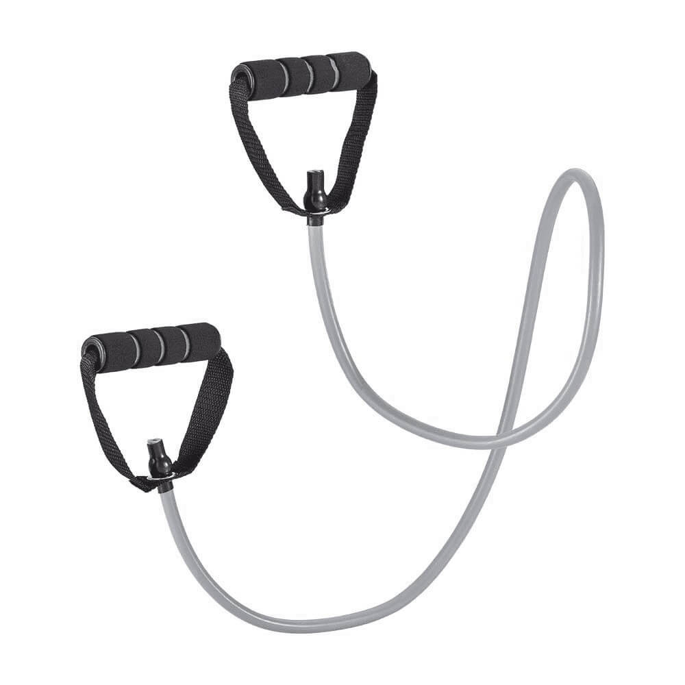 Extensor Elástico Toning Tube com Alca Fitness Cinza/Preto Atrio - ES223 em Oferta na Shopee