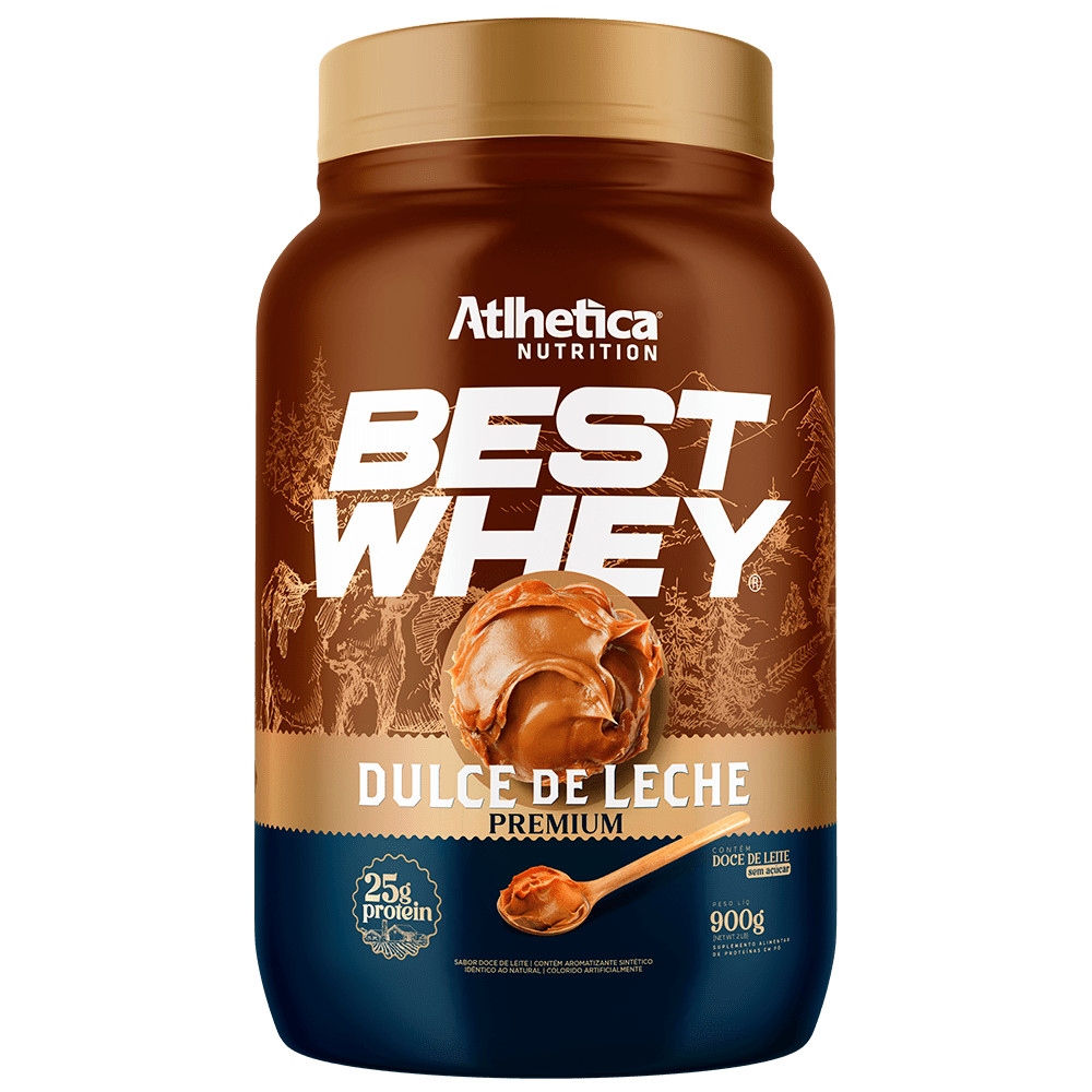 Whey Protein - Best Whey Dulce de Leche Premium 900g - Atlhetica Nutrition em Oferta na Shopee