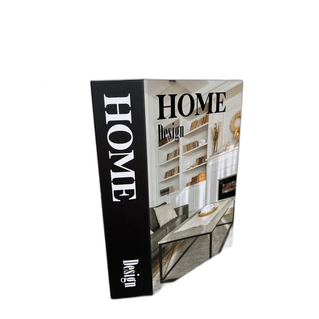 Caixa Livro Decorativo Home Design - G em Oferta na Shopee