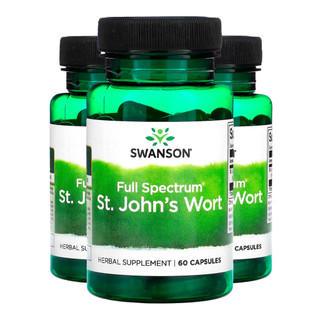 Kit 3x Erva São João 375mg Swanson John