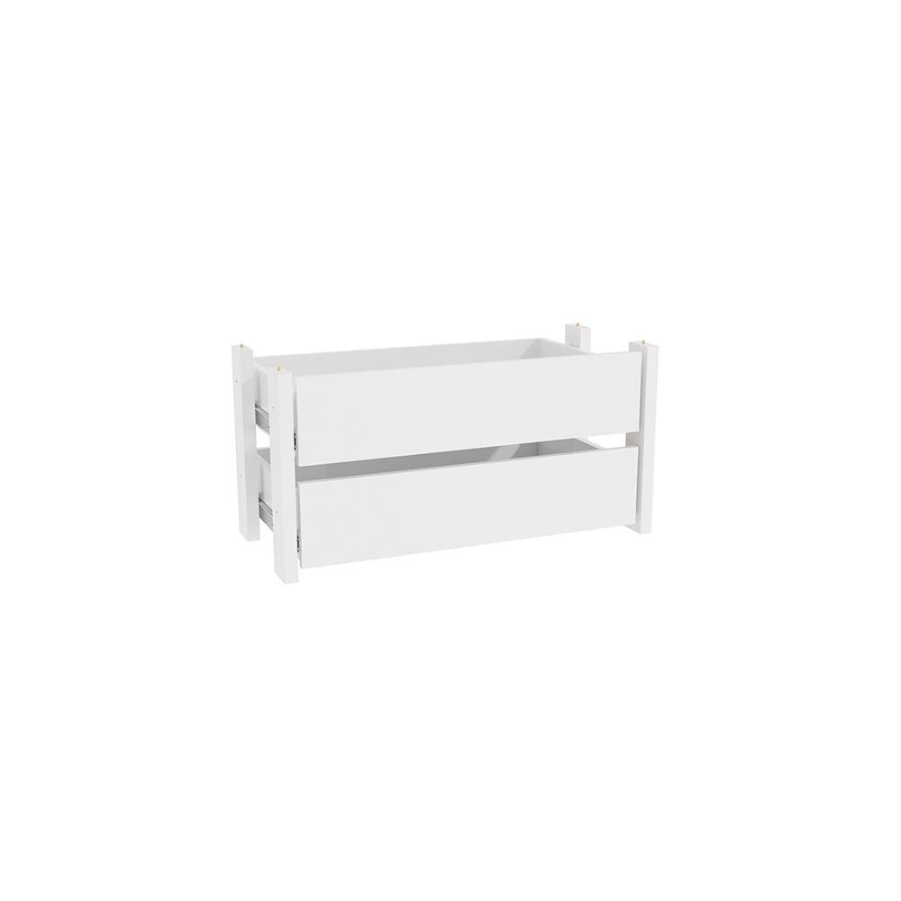 Kit 2 Gavetas Kappesberg Adapt Branco 77cm - Home & Living