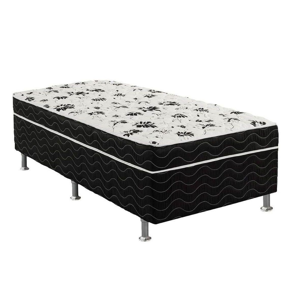Cama Box Conjugado Solteiro: Colchão Ortopédico Union (88x188) Ortobom em Oferta na Shopee