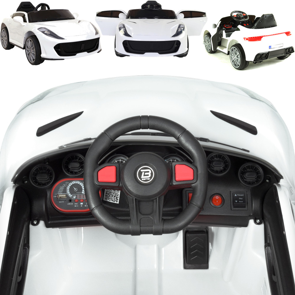 Detalhes do Carro Eletrico Shiny Toys La Ferrari Esportivo 12V com Controle