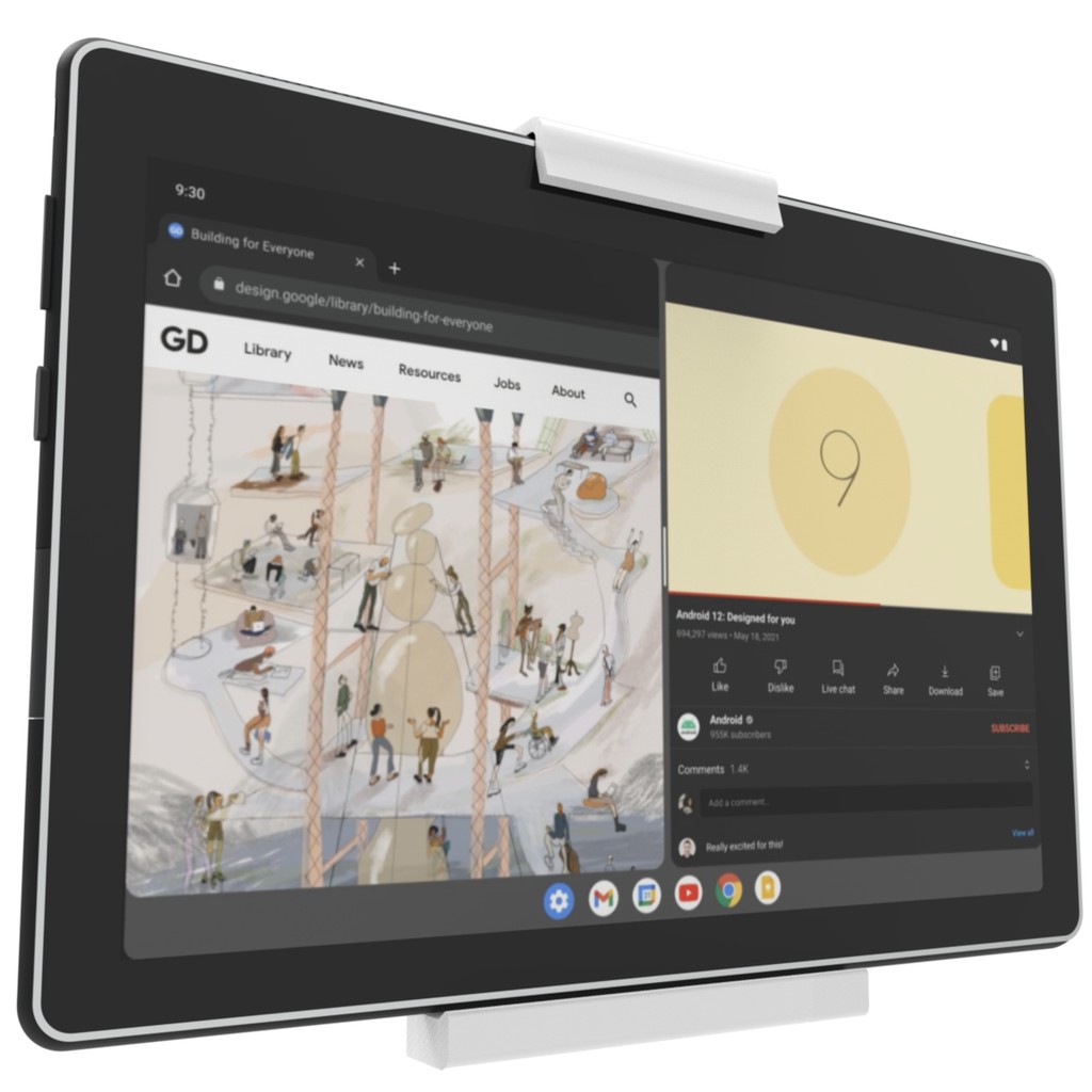 Suporte De Parede Compatível com iPad Lenovo Samsung Tablet
