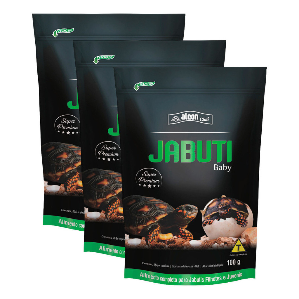 Kit 3 Unidades - Alcon Club Jabuti Baby - 100g