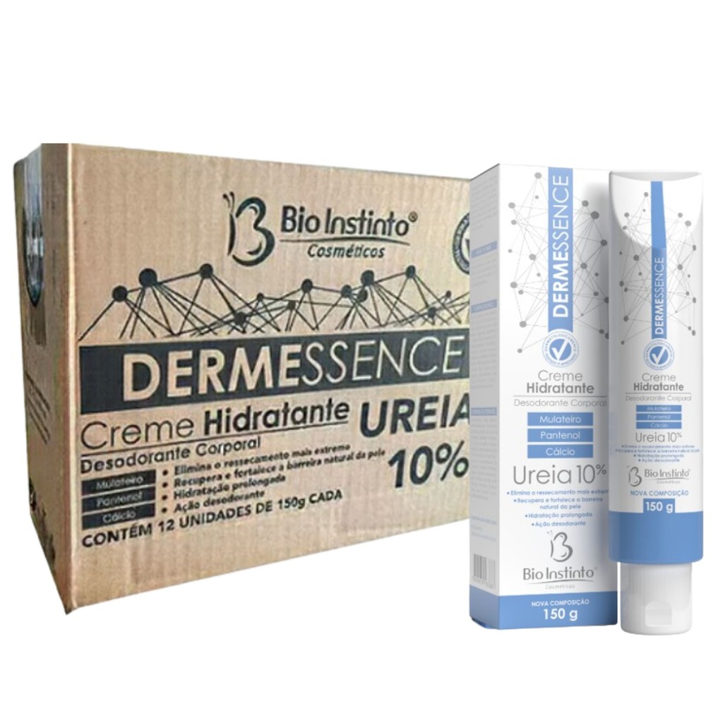 Kit 12 Creme Dermessence Ureia 10% 150G - Bio Instinto