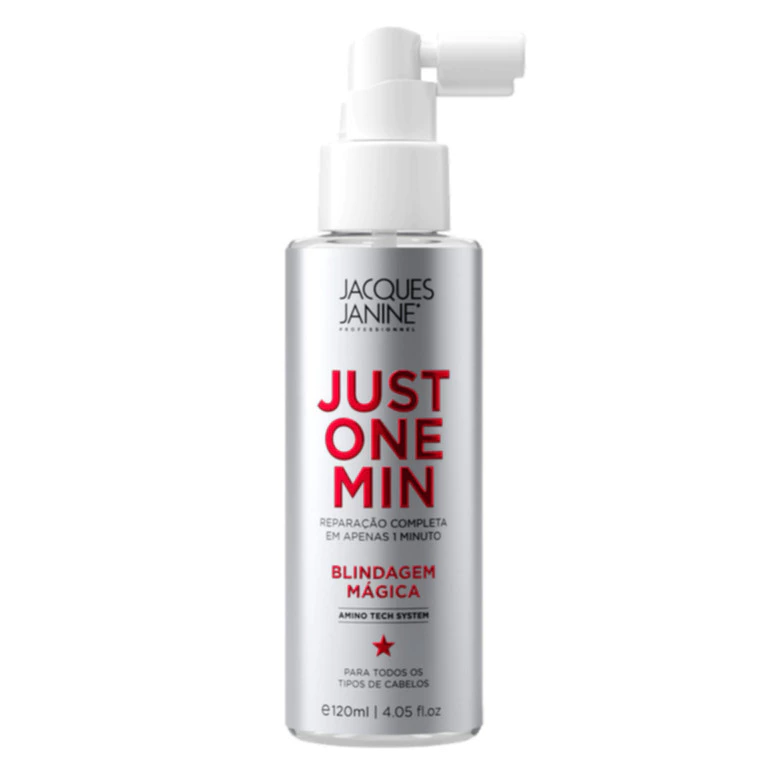 Spray Leave-in Jacques Janine Blindagem Mágica Just One Min 120ml Reparação Capilar 1 Minuto — imagem 1