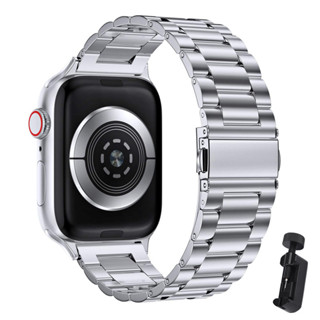 Pulseira De Aço Inoxidável De Alta Qualidade Para Apple Watch Series 11 10 9 8 7 6 5 SE 4 3 Ultra 2 iWatch 46mm 45mm 44m em Oferta na Shopee