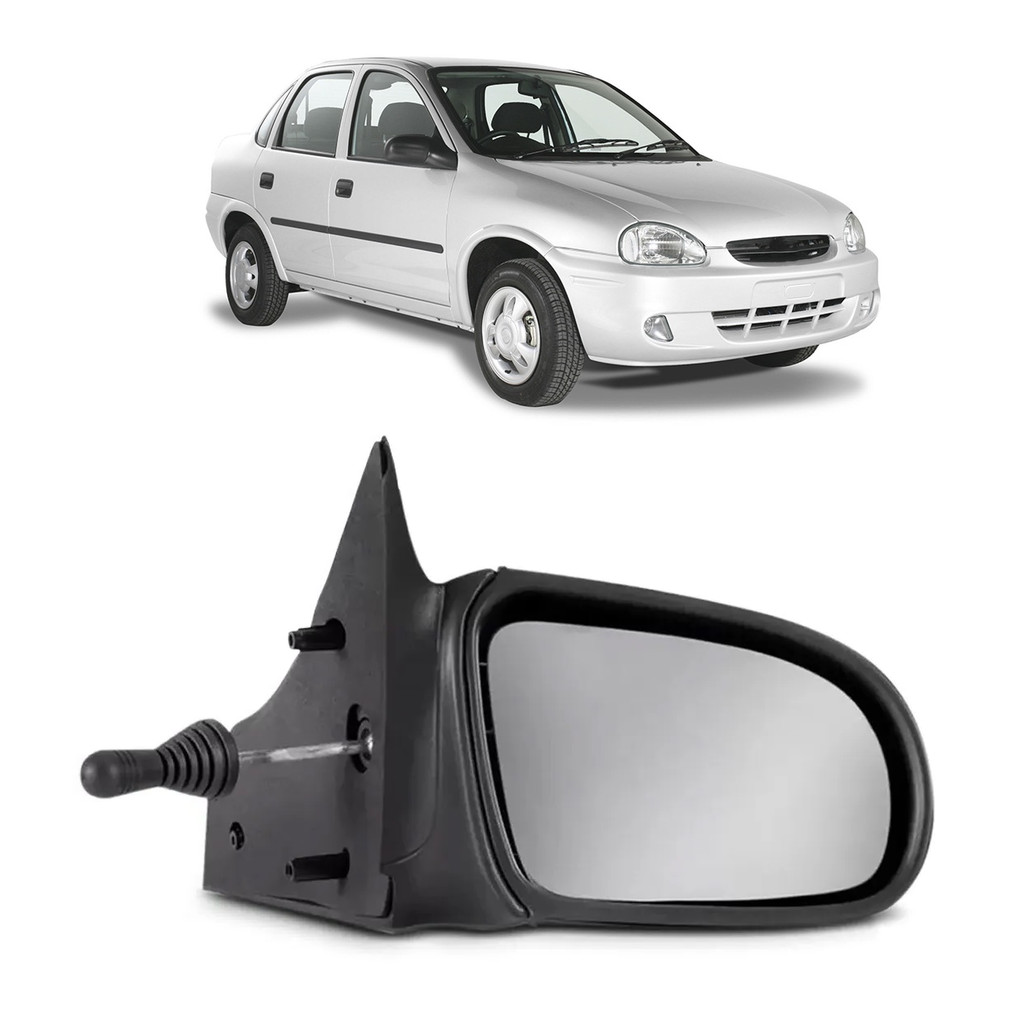 RETROVISOR CORSA 94 01 2 4 P COM CONTROLE DIREITO em Oferta na Shopee