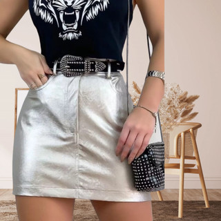 Cinto de fivela feminino com tachinhas pedraria couro sintetico com pedrinhas strass