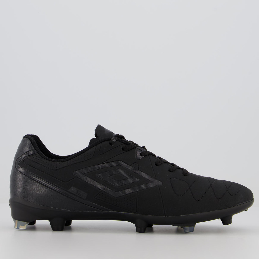 Chuteira Umbro Attak Eternal Campo All Black em Oferta na Shopee