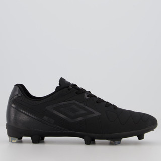 Chuteira Umbro Attak Eternal Campo All Black em Oferta na Shopee