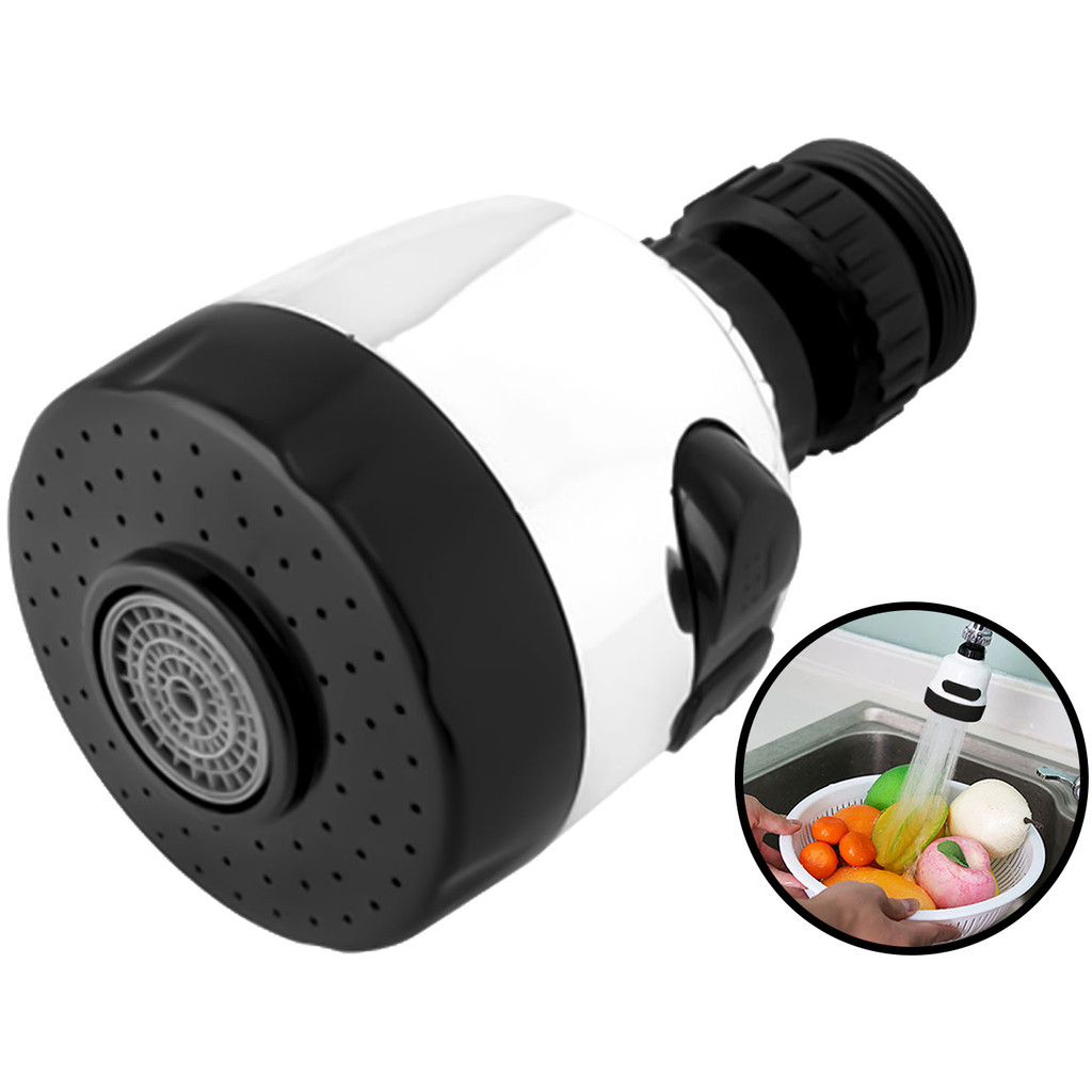 Bico Arejador Compacto Flexível Plástico Para Torneiras Convencionais Com Dois Jatos em Oferta na Shopee