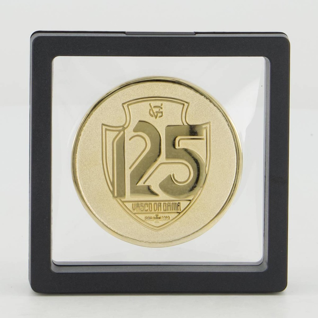 Moeda Comemorativa 125 Anos Vasco da Gama em Oferta na Shopee