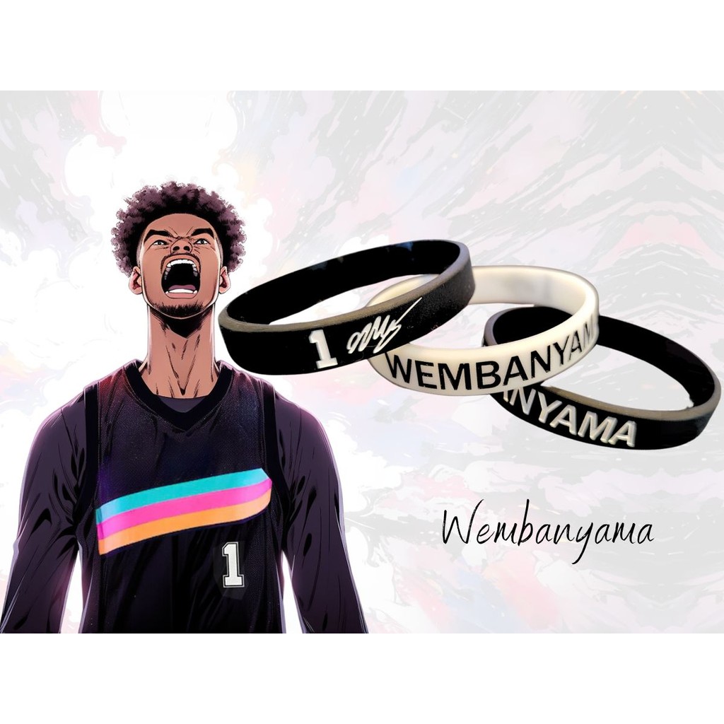 Pulseira Oficial Victor Wembanyama San Antonio Spurs Basquete