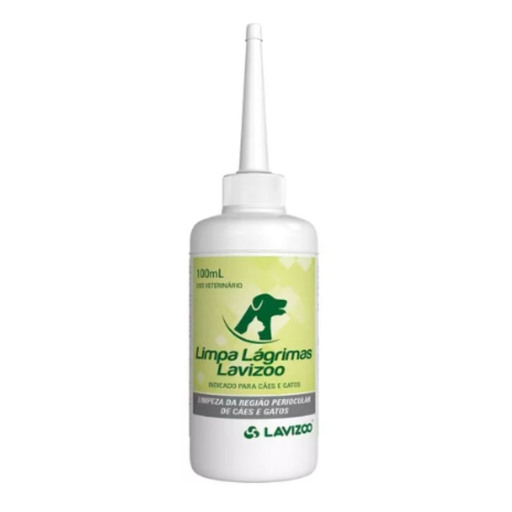 Limpa Lágrima Ácida Lavizoo 100ml Cães e Gatos