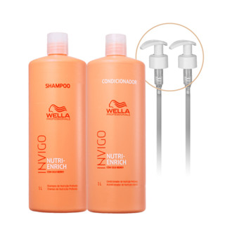 Kit Wella Professionals Invigo Nutri-Enrich Shampoo Condicionador e Válvula (4 produtos) em Oferta na Shopee
