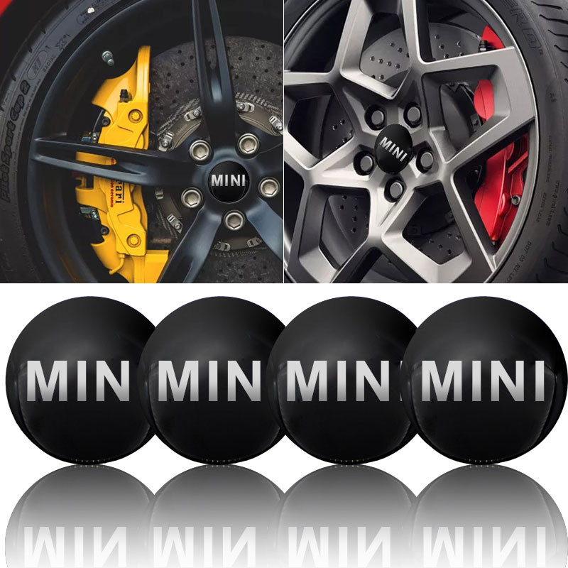 4 Pçs 56mm Centro Da Roda Do Carro Hub Tampa Emblema Decalque Adesivo Para Mini Cooper Um Clubman R50 R53 R56 R60 F55 F5