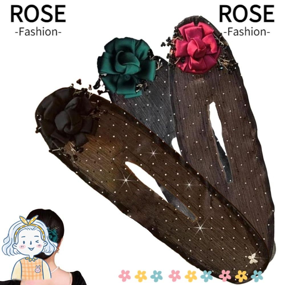 ROSEGOODS Tiara Feminina Com Laço De Fio , Acessórios Para Cabelo Em Grampo , Modelador De , Preguiçoso