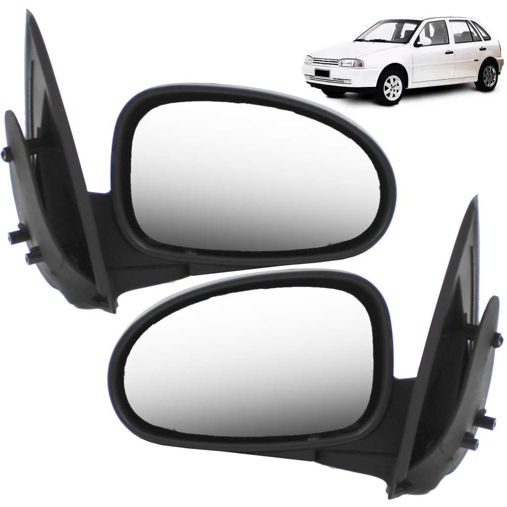 PAR Retrovisor Gol G2 1995 1996 1997 1998 1999 4 Portas Sem Controle