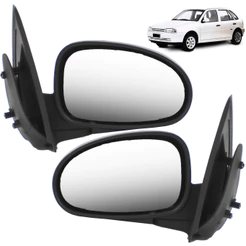 PAR Retrovisor Gol G2 1995 1996 1997 1998 1999 4 Portas Sem Controle