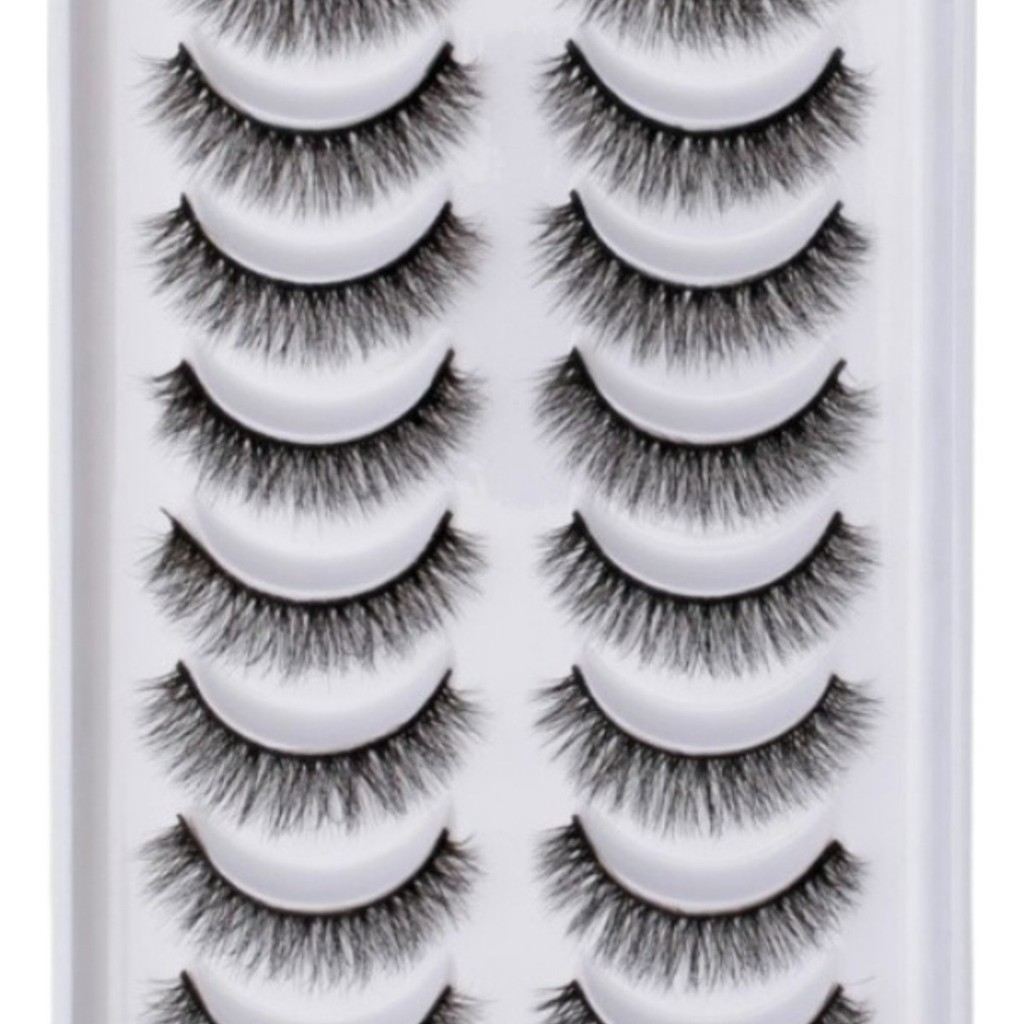 Cartela Cilios Postiços 30 Pares  Naturais Modelo - E05