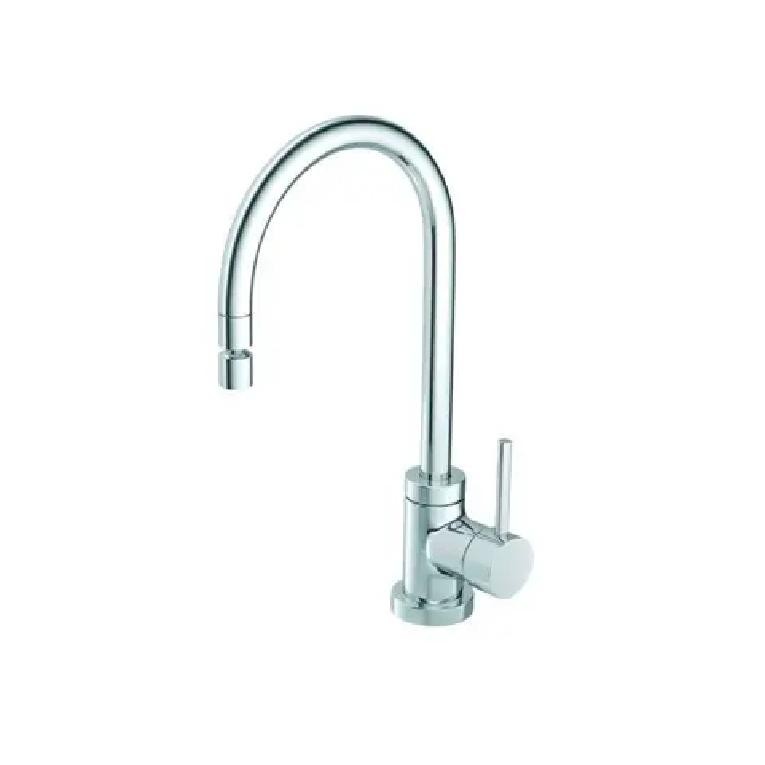 Misturador de Mesa para Cozinha Spin Monocomando Bica Móvel Cromado - Deca