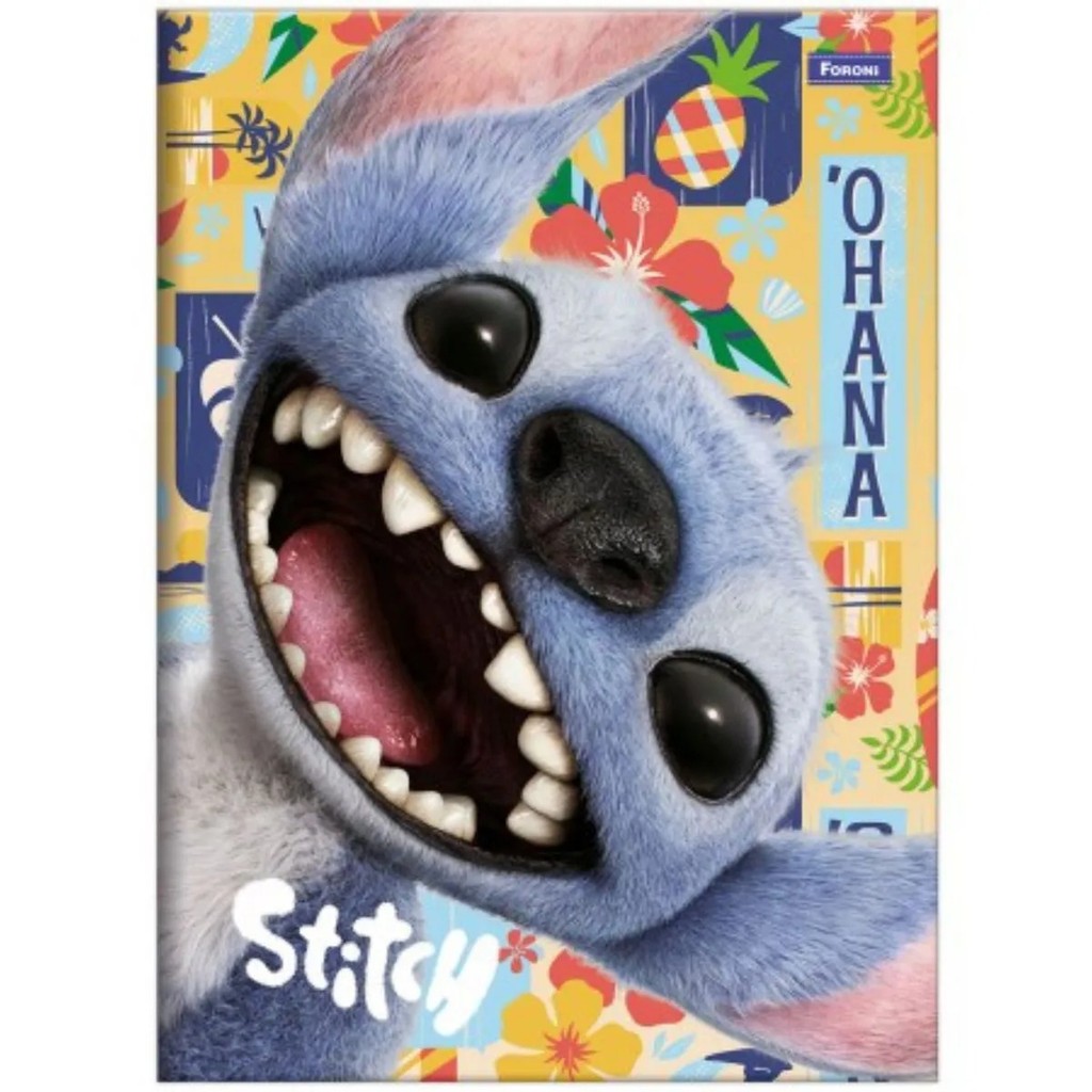 Caderno Brochurao 80F Stitch Movie Foroni 40.7084-3
