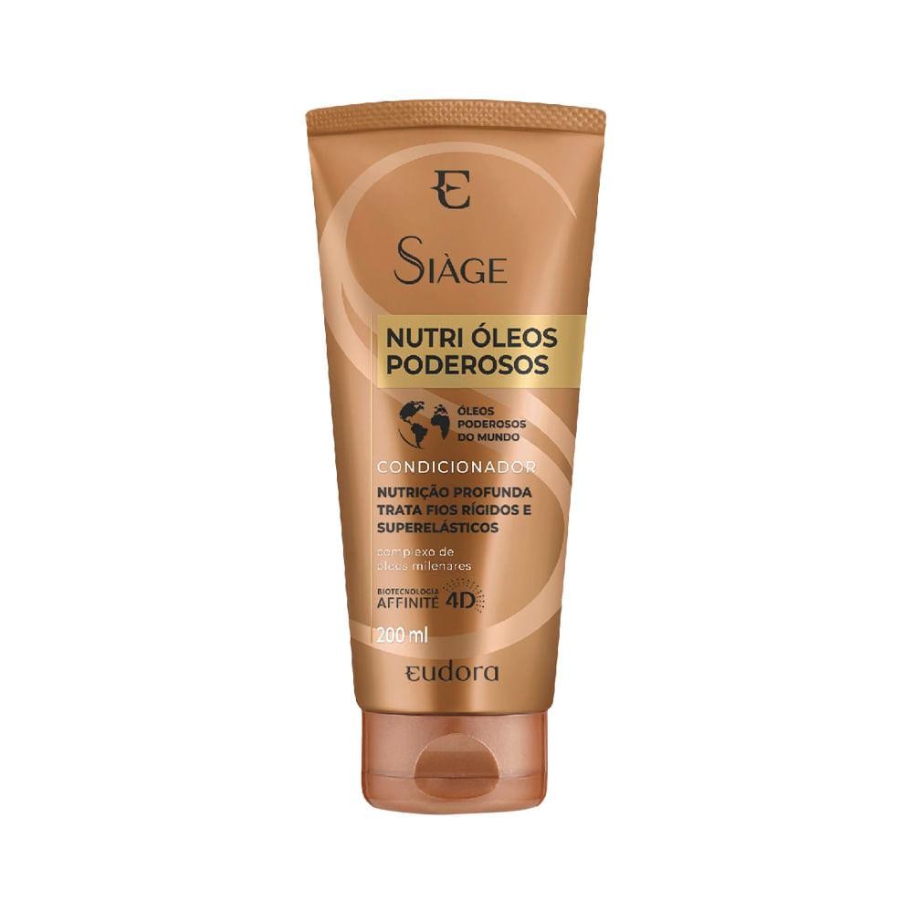 CONDICIONADOR EUDORA SIAGE OLEOS PODEROSOS 200ML - Beauty