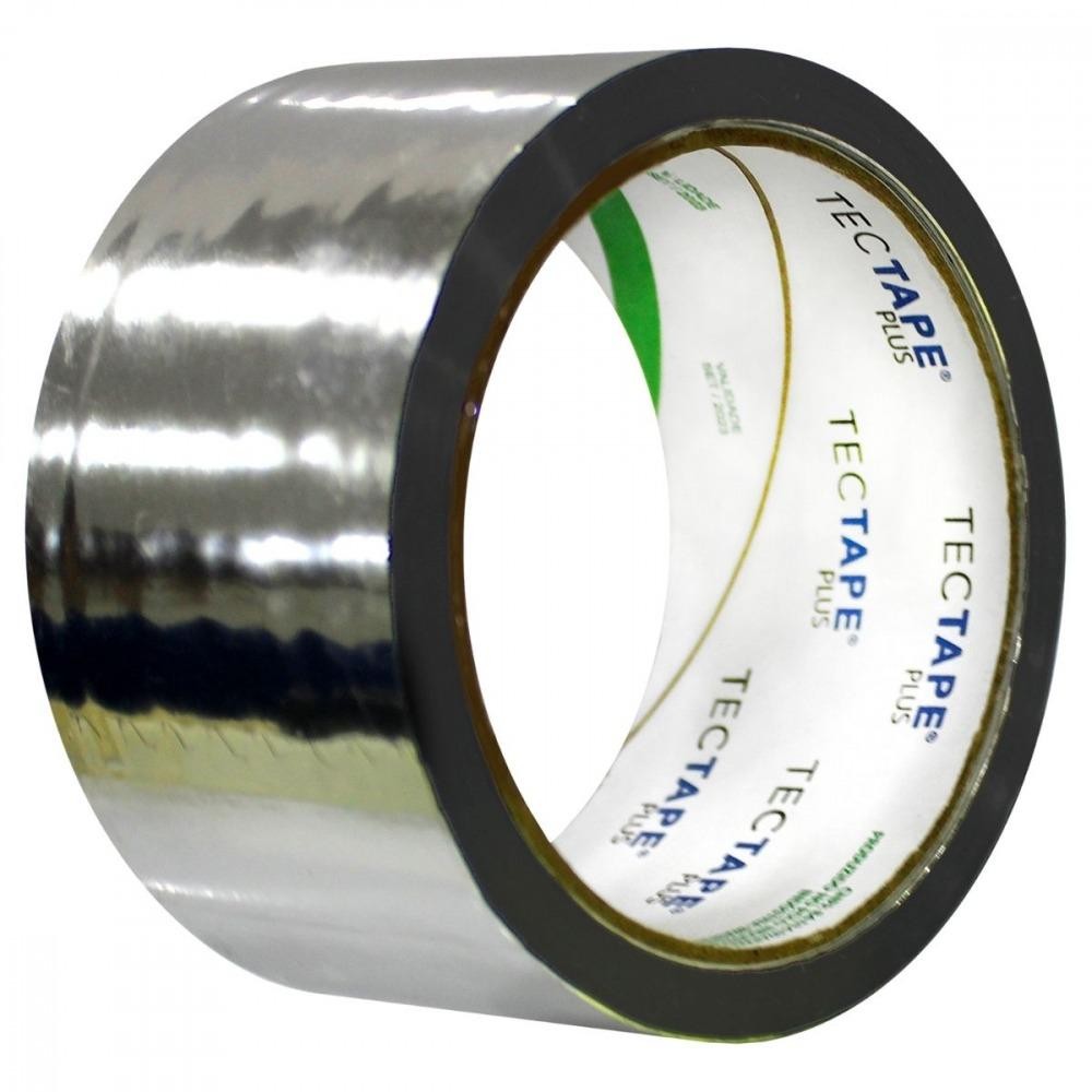 Fita de Alumínio Tectape 45x45m em Oferta na Shopee