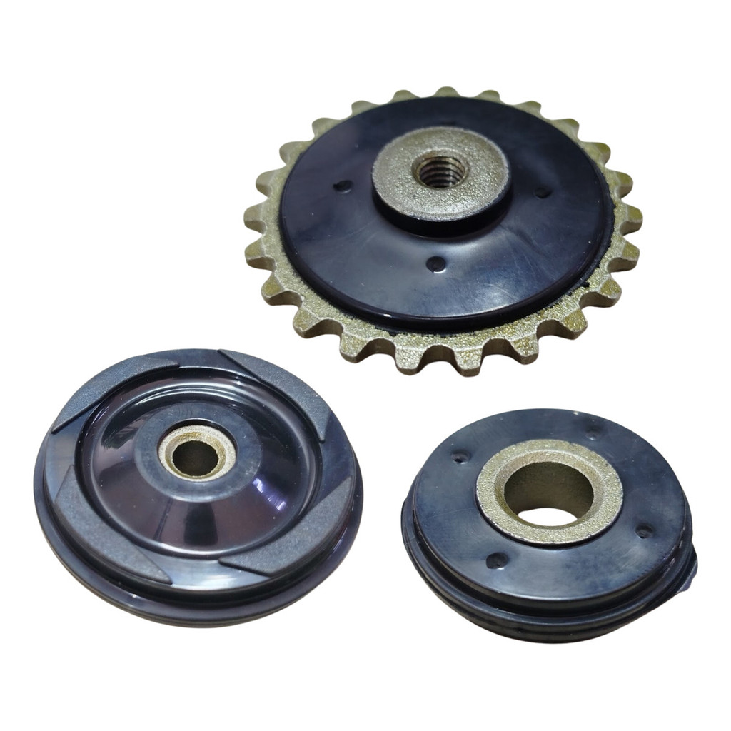 Kit Engrenagem Biz 110 Pop 110 Tensor Guia Corrente Comando