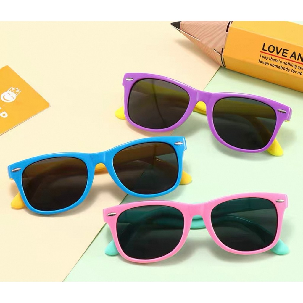 Óculos de Sol PARA Infantil Kids Menino Menina moda W1 CORES VARIADO