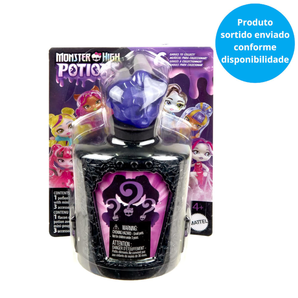 Mini Boneca Surpresa Monster High - Potions Reveal - Sortido - Mattel - Mom & Baby