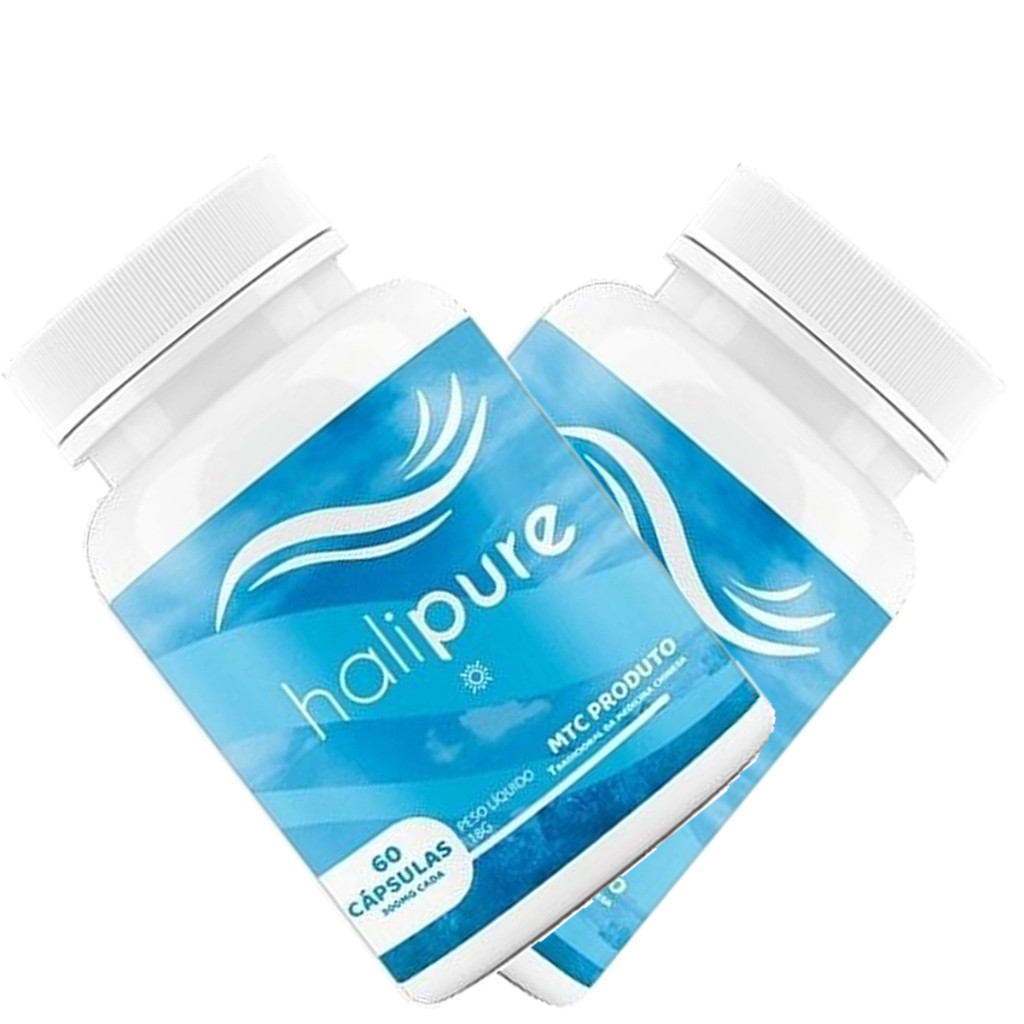 suplemento alimentar em cápsulas halipure 120 caps 2 potes