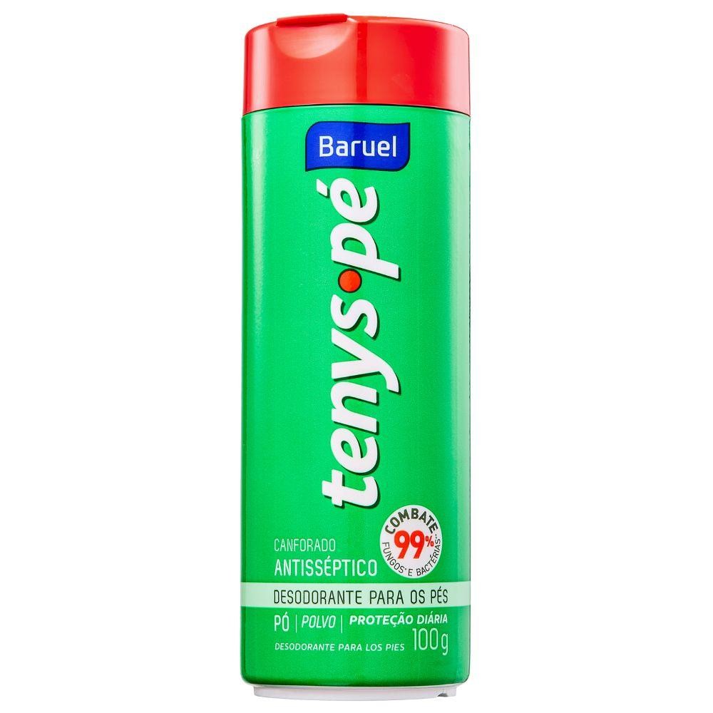 DESODORANTE EM PÓ PARA OS PÉS TENYS PÉ BARUEL CANFORADO 150ML em Oferta na Shopee
