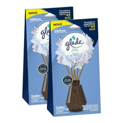 Kit 2 Difusor de Ambiente Glade Toque de Maciez 100ml cada