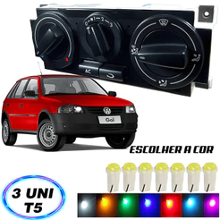 Lâmpada T5 Pinguinho Comando De Ar Gol G4 2005 A 2014 3 Peças