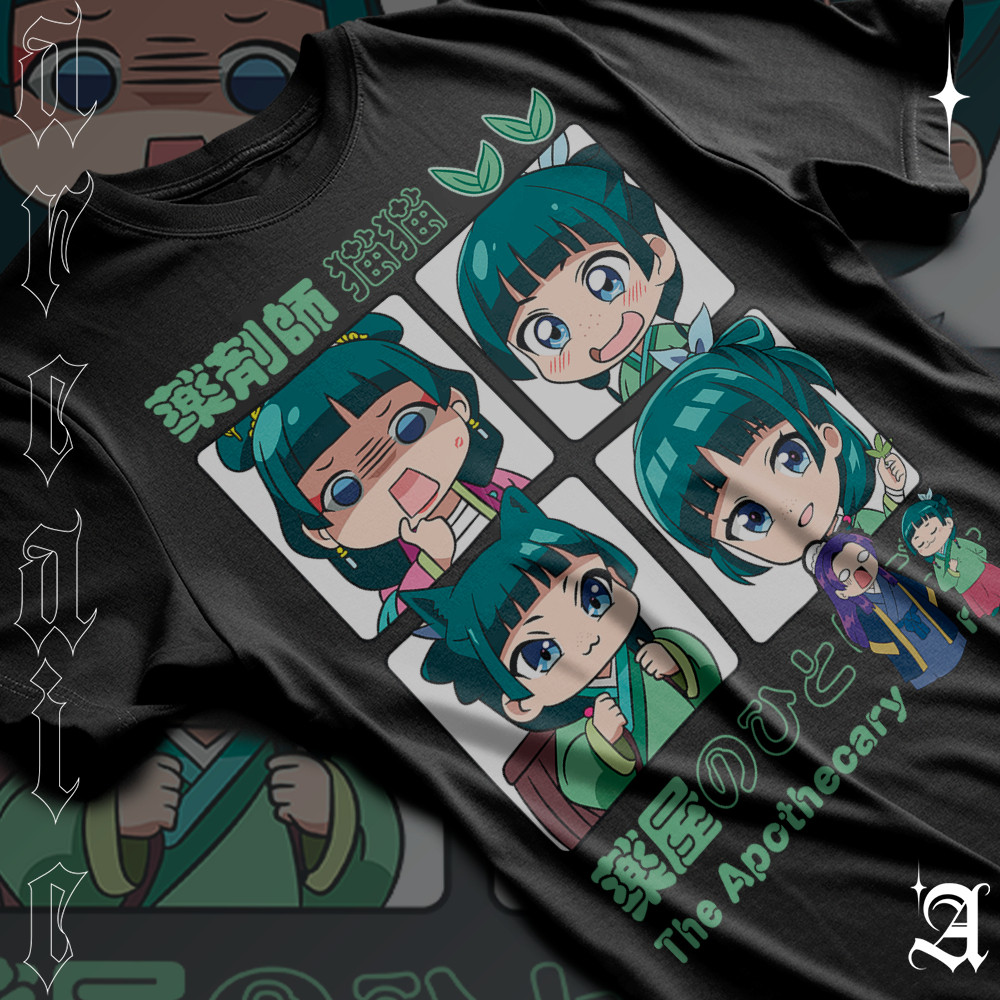 Camiseta Basica Algodao The Apothecary Diaries Maomao Cute And Beautiful Girl Tee em Oferta na Shopee