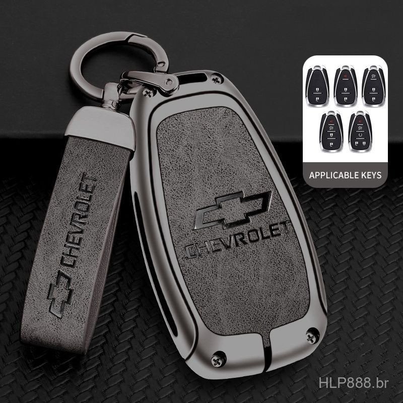 Capa de Chave de Liga de Zinco para Chevrolet Onix Equinox Orlando Cruze Spark Sonic Camaro Volt Trax Malibu Blazer MBLF