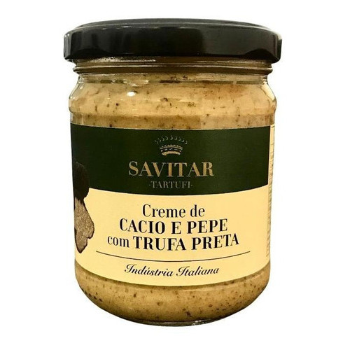 Creme de Cacio e Pepe com Trufa Preta Ao Tartufo 180g