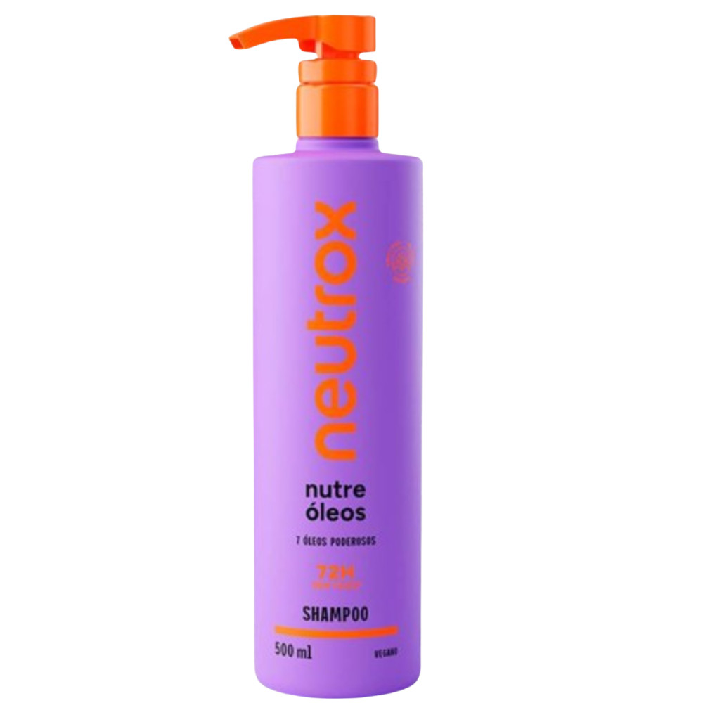 Shampoo Neutrox Nutre Óleos Pump 500ml