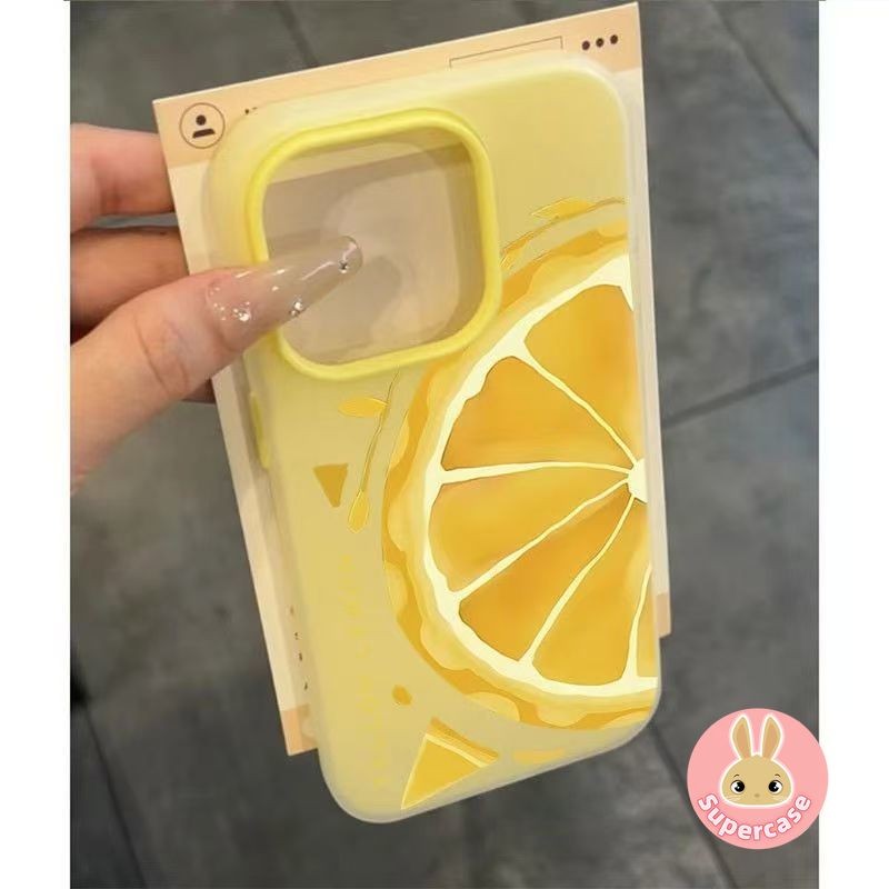 Capa De Telefone Limão Amarelo Para Motorola Moto Edge 70 Fusion 60 Pro 60S 50 U