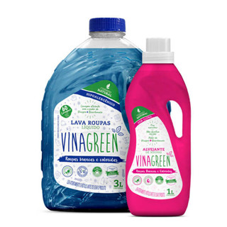 Kit Vinagreen 1 Lava Roupas Tradicional + 1 Alvejante em Oferta na Shopee