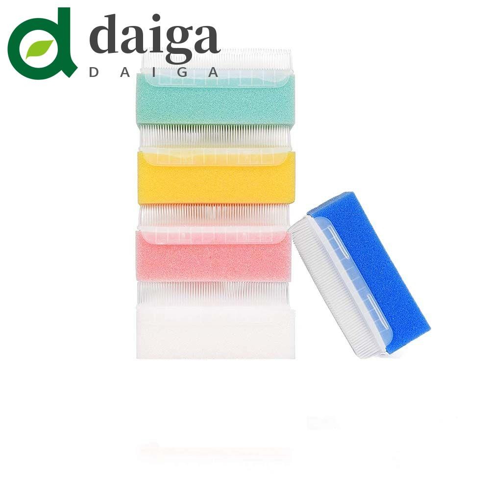 Escovas Sensoriais DAIGA Acariciando Esponja De Plástico Suave De Banho Para Bebês De Cor Sólida