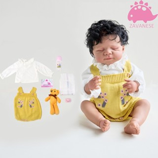 Boneco Bebê Reborn Realista Silicone Pode Dar Banho Cabelo Preto ZAVANESE em Oferta na Shopee