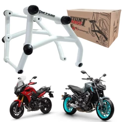 Protetor Motor Carenagem Stunt Race Cage Mt09 Mt 09 Branco 2014 A 2025