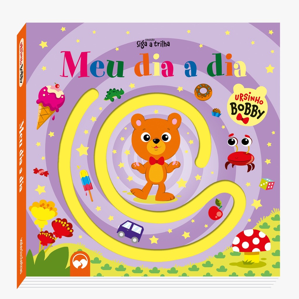 Livro Educativo Aprendendo Meu Dia a Dia Bebe Livrinho Infantil Coleção Siga a Trilha Coordenação