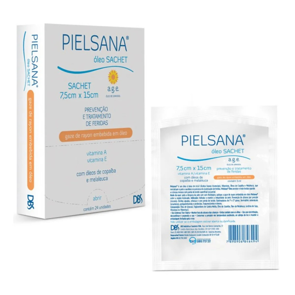 Kit 3x Curativo Rayon Com Age 7,5 X 15cm - Pielsana Dbs