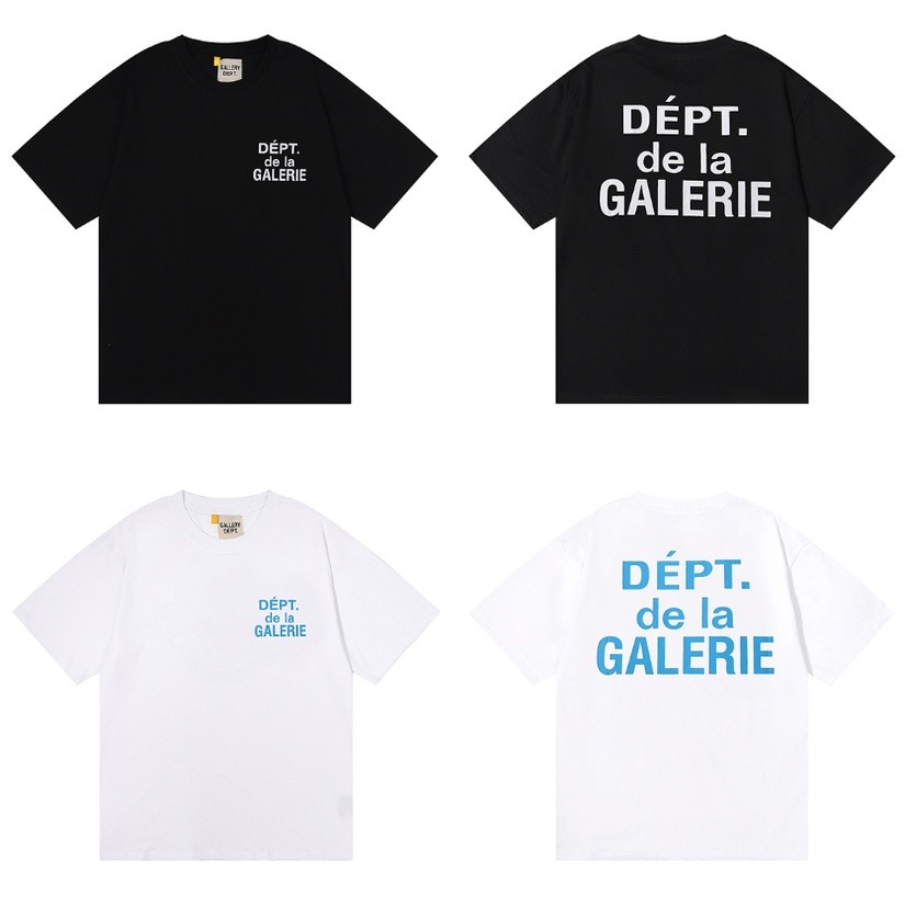Oversise Premiun Tecido Grosso Moda Street Wear GALLERY DEPT de la GALERIE Clássico Impresso de Fio Duplo de Alto Peso