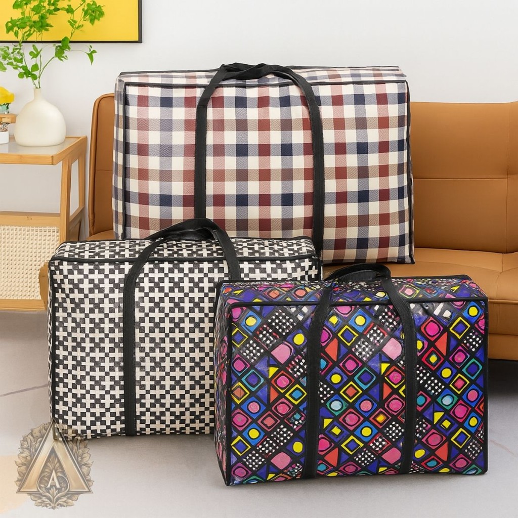 Sacola Grande de Feira com Zíper Impermeável Sacoleira com Varias Estampas Vários Tamanhos em Oferta na Shopee